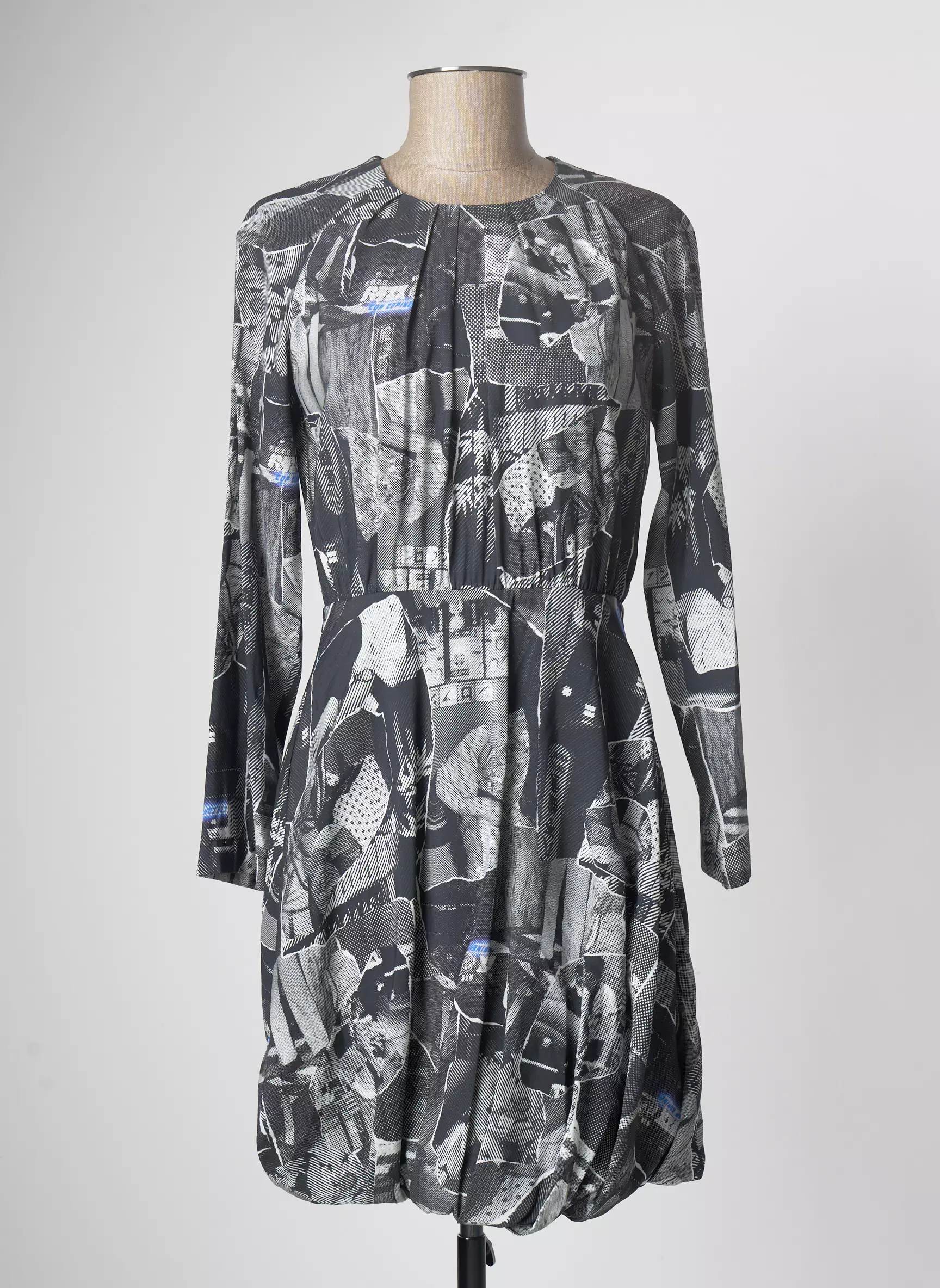Cop Copine Robes Courtes Femme couleur gris