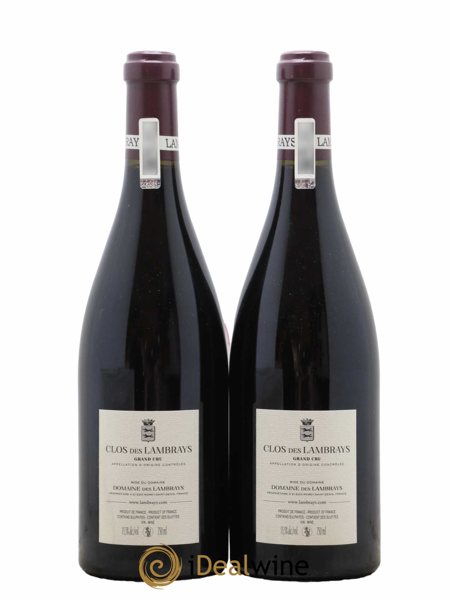 Clos des Lambrays Grand Cru Domaine des Lambrays  2019 - Lot de 2 Bouteilles