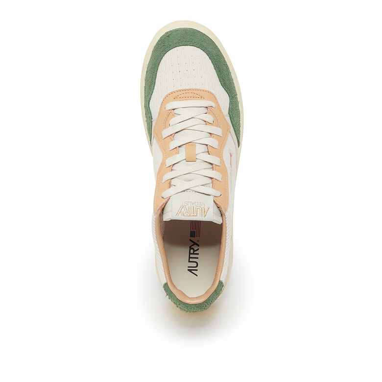 Autry x Staple Medalist Low Man wht/grn/orng