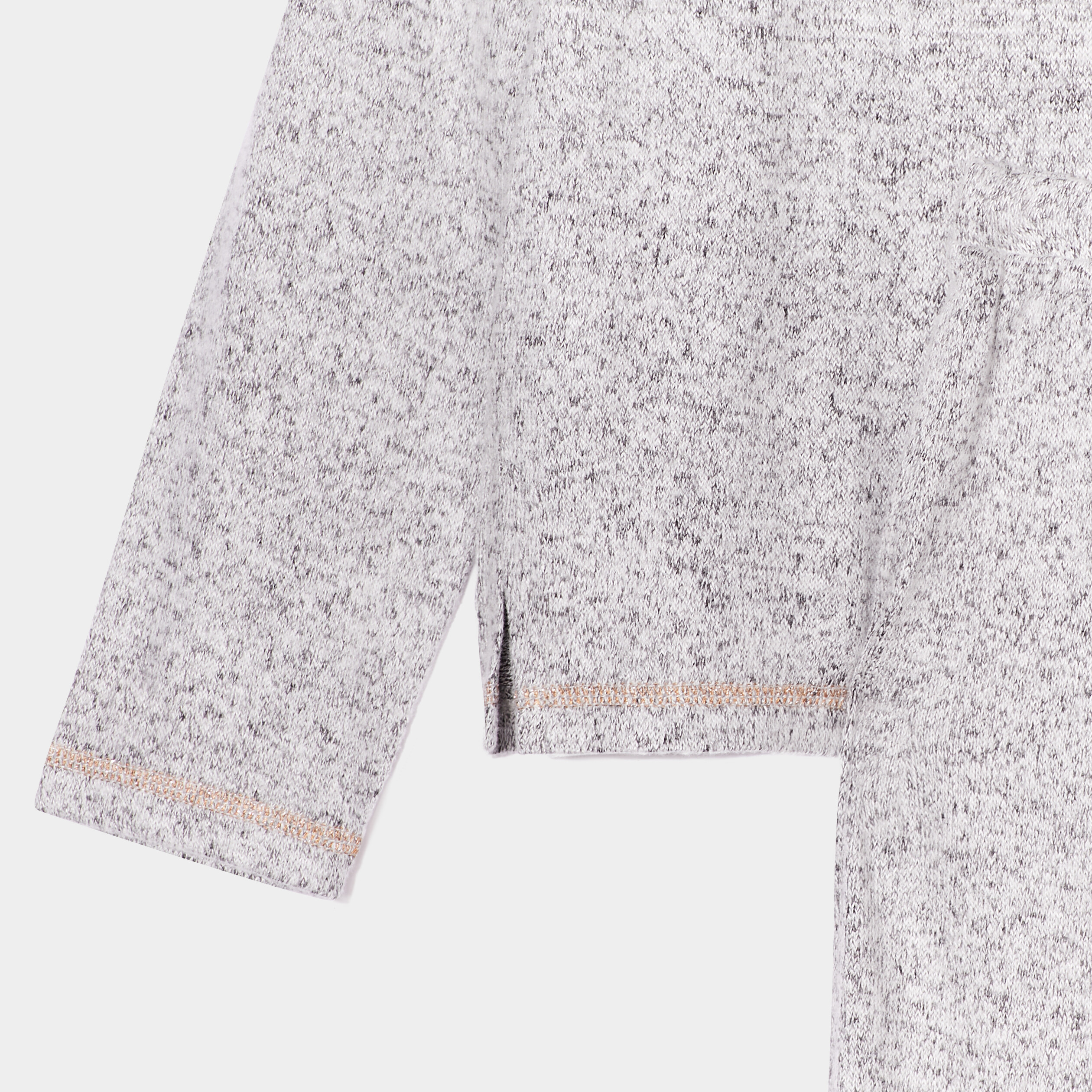 Ensemble pyjama pantalon resserré gris clair fille | La Halle