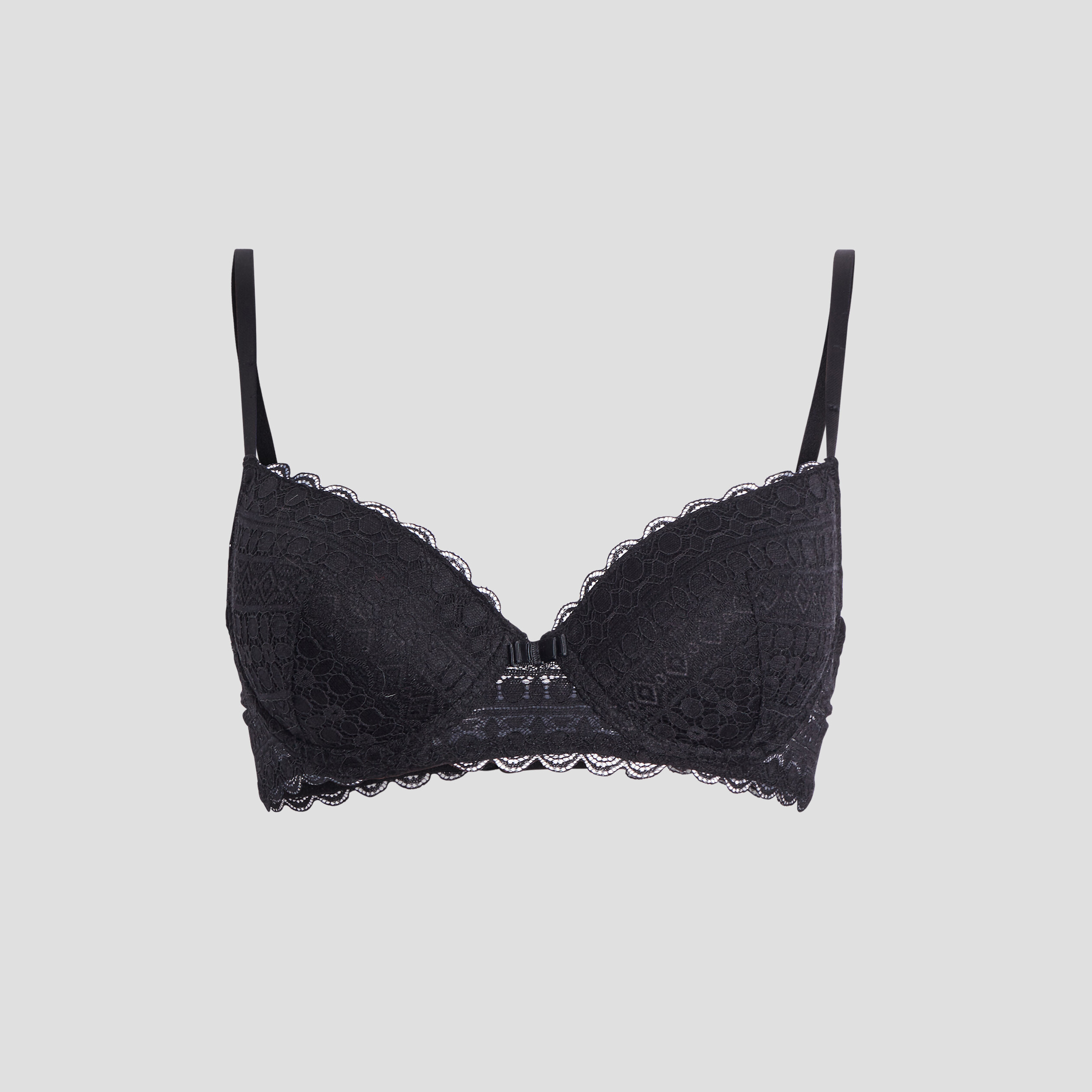 Soutien-gorge corbeille en dentelle noir femme | La Halle