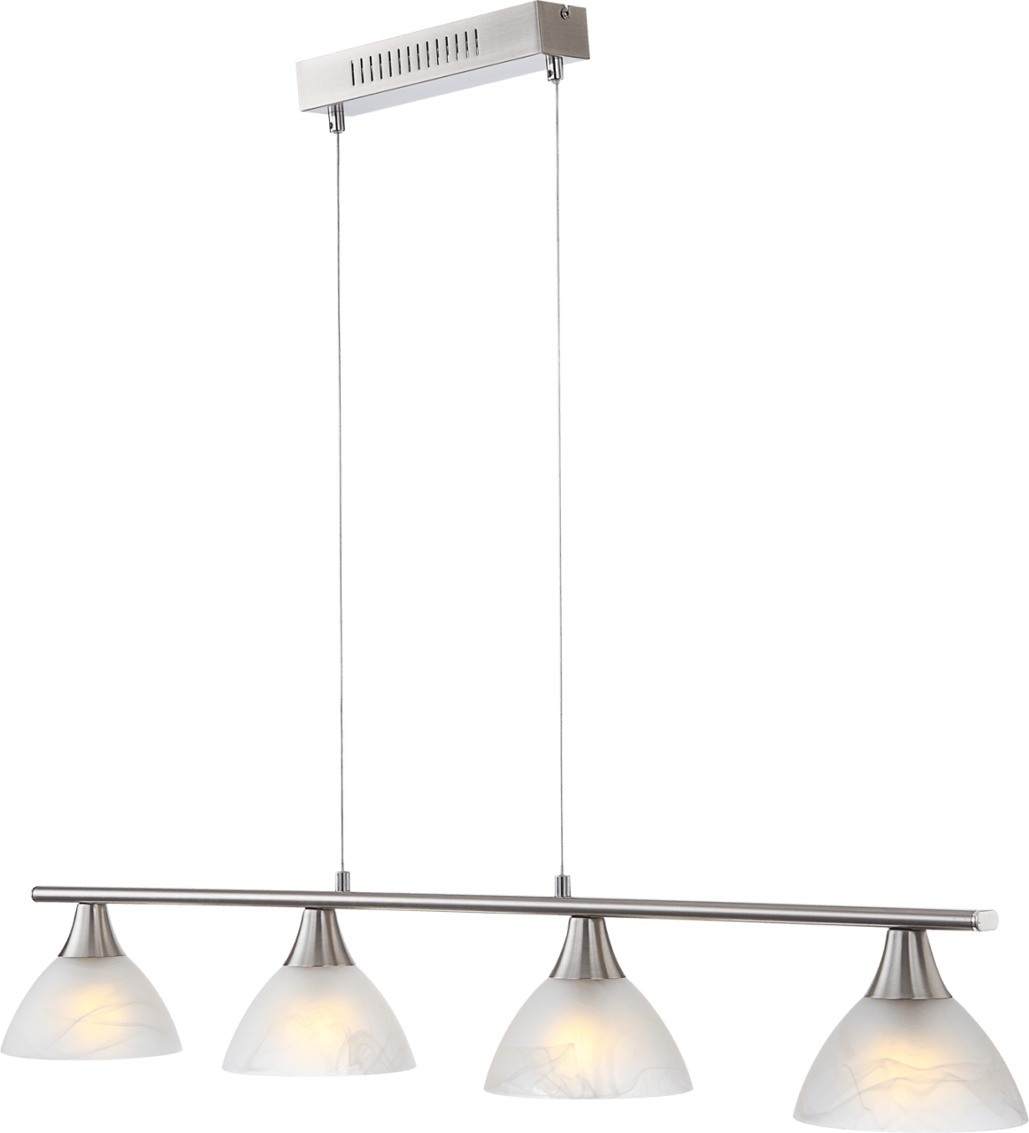 Globo Lighting - RUBEN - Hängeleuchte Metall Nickel matt, 4x E14 LED
