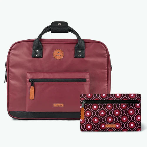 Perth raspberry laptop bag
