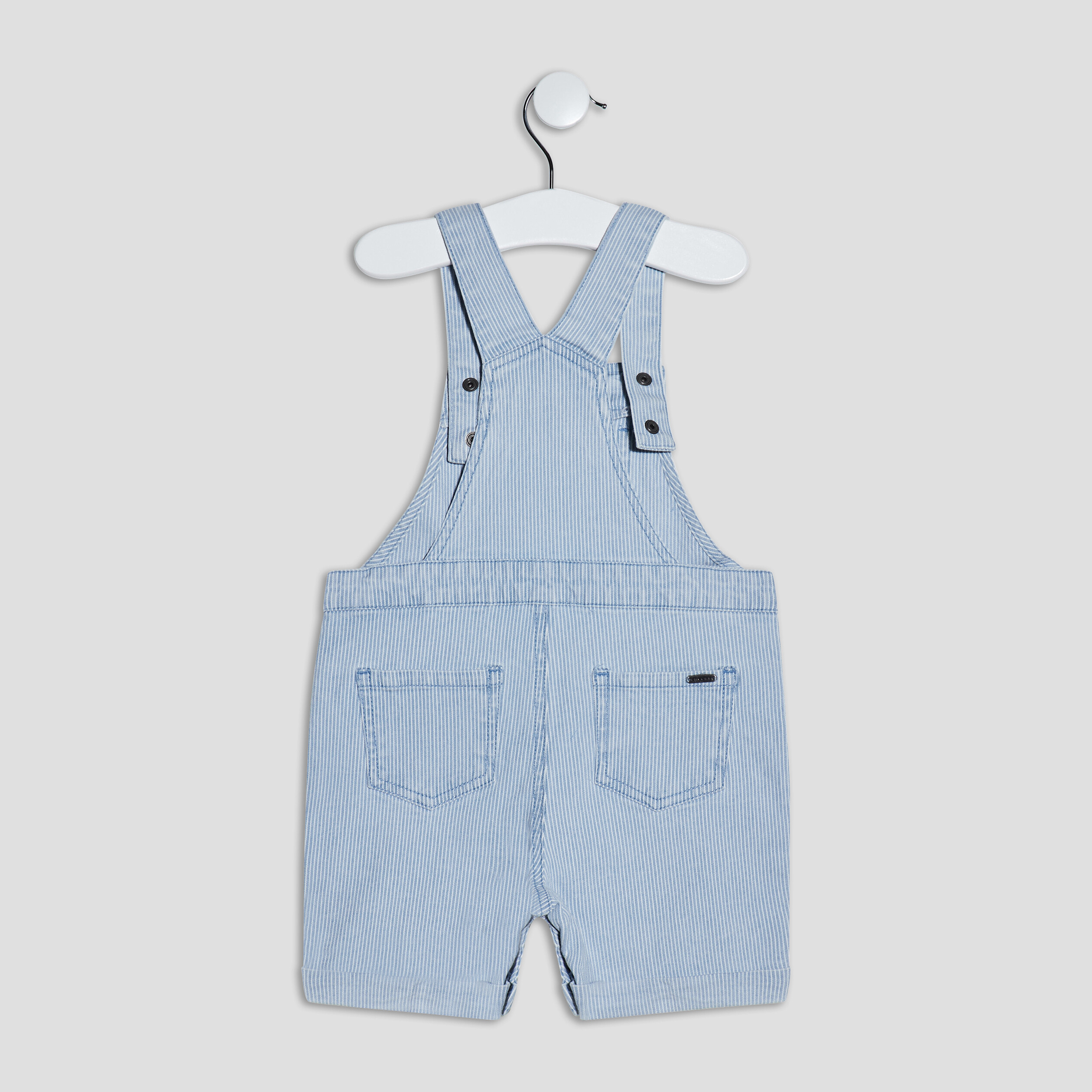 Salopette short droite ecru bébé garçon | La Halle