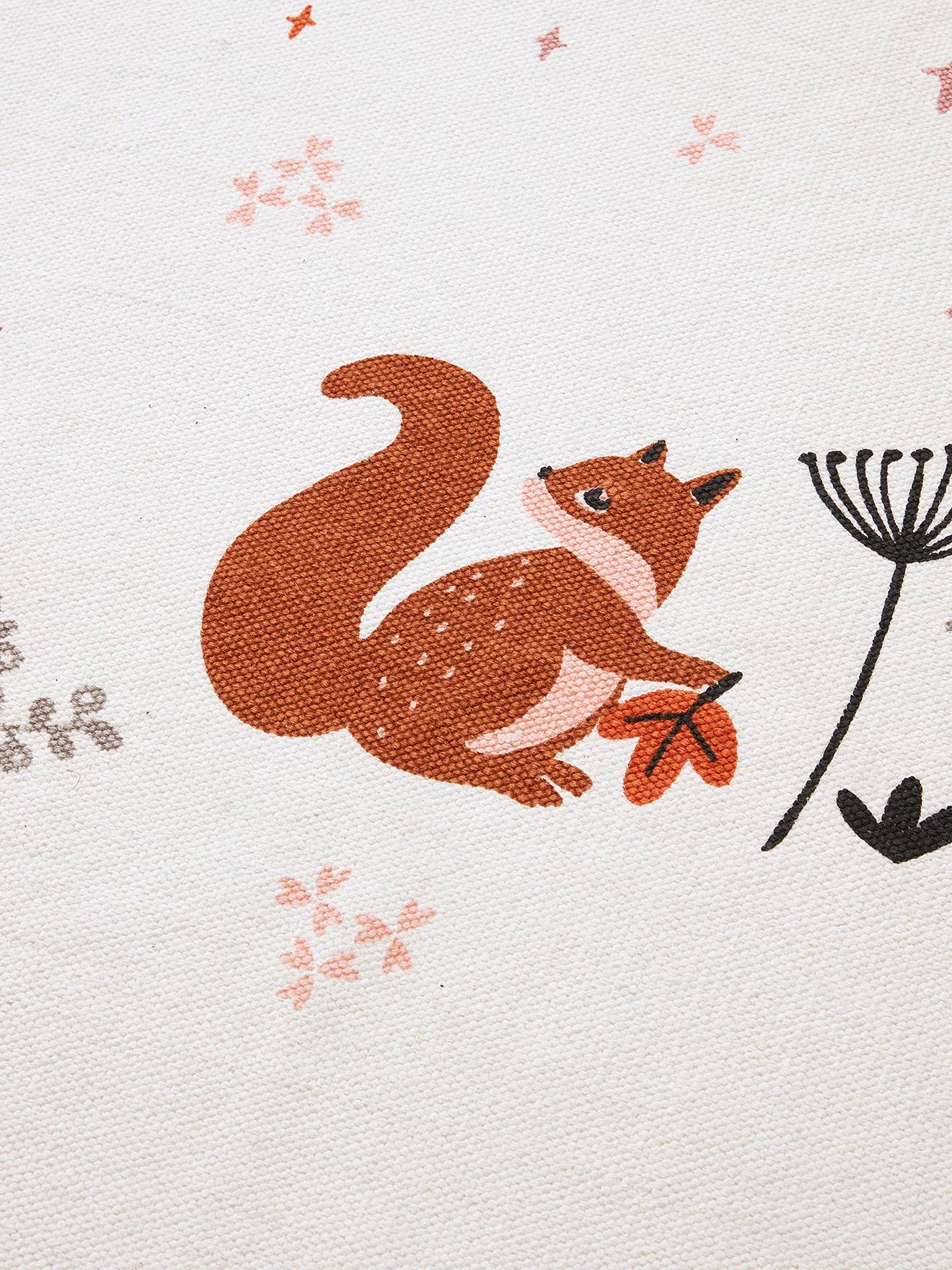 Tapis Princesse Nature écru / multicolore