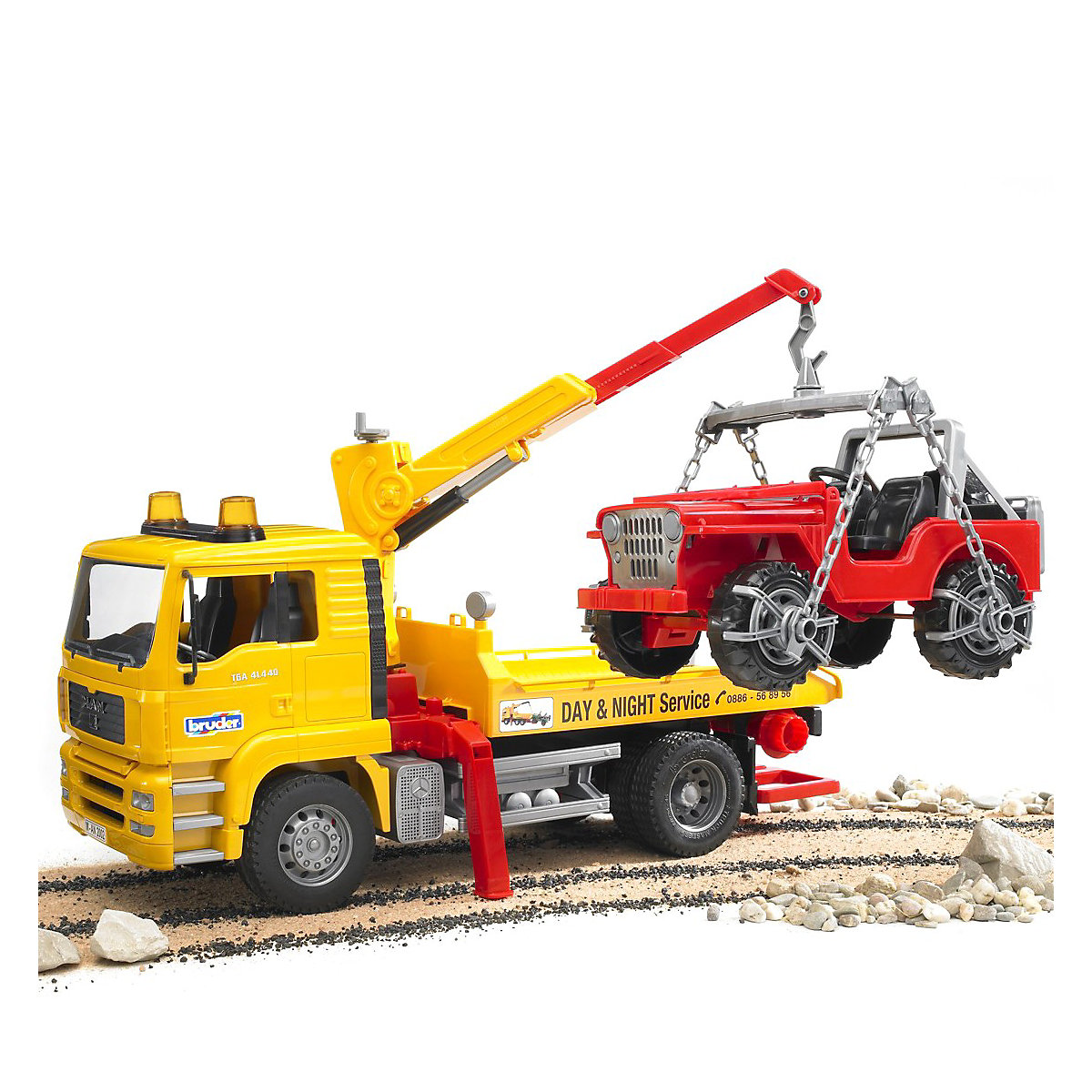 BRUDER 02750 MAN TGA Abschleppwagen