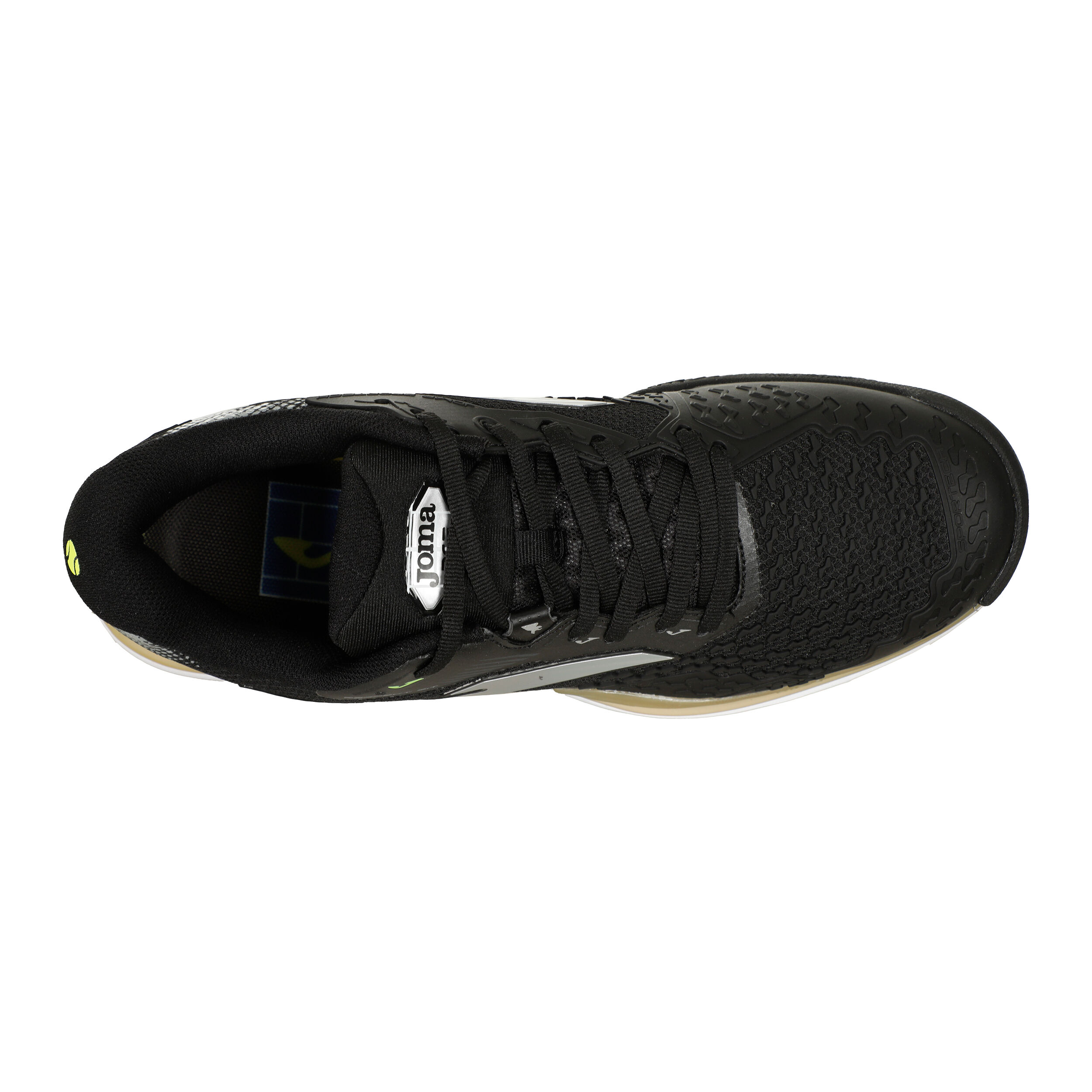 Ace Sandplatzschuh Herren - Schwarz, Gold