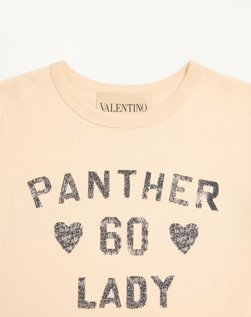 Camiseta de algodão estampada