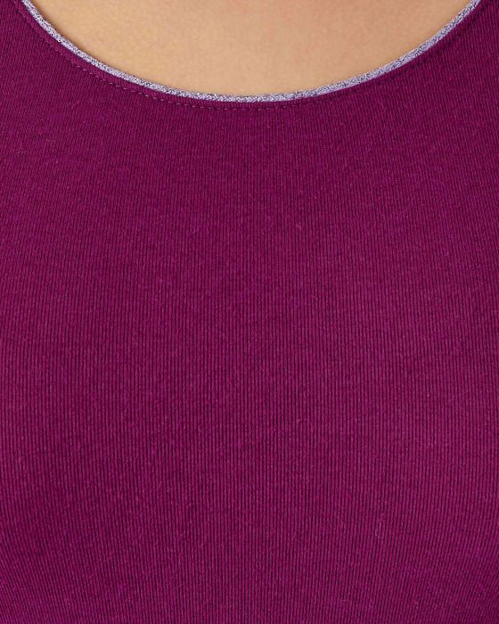 Tee-shirt manches longues Thermolactyl Sensitive, biais fils brillants