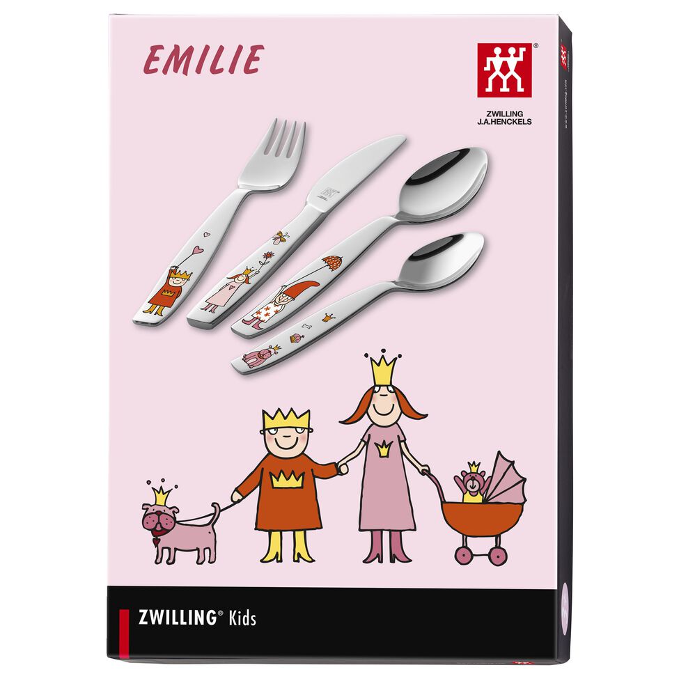 Kinderbesteckset 4-tlg, poliert