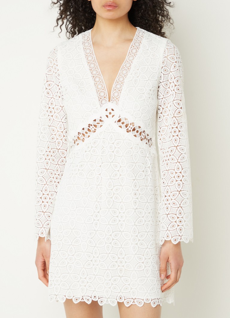 Rochie scurtă Galia de la ba&sh cu model ajurat