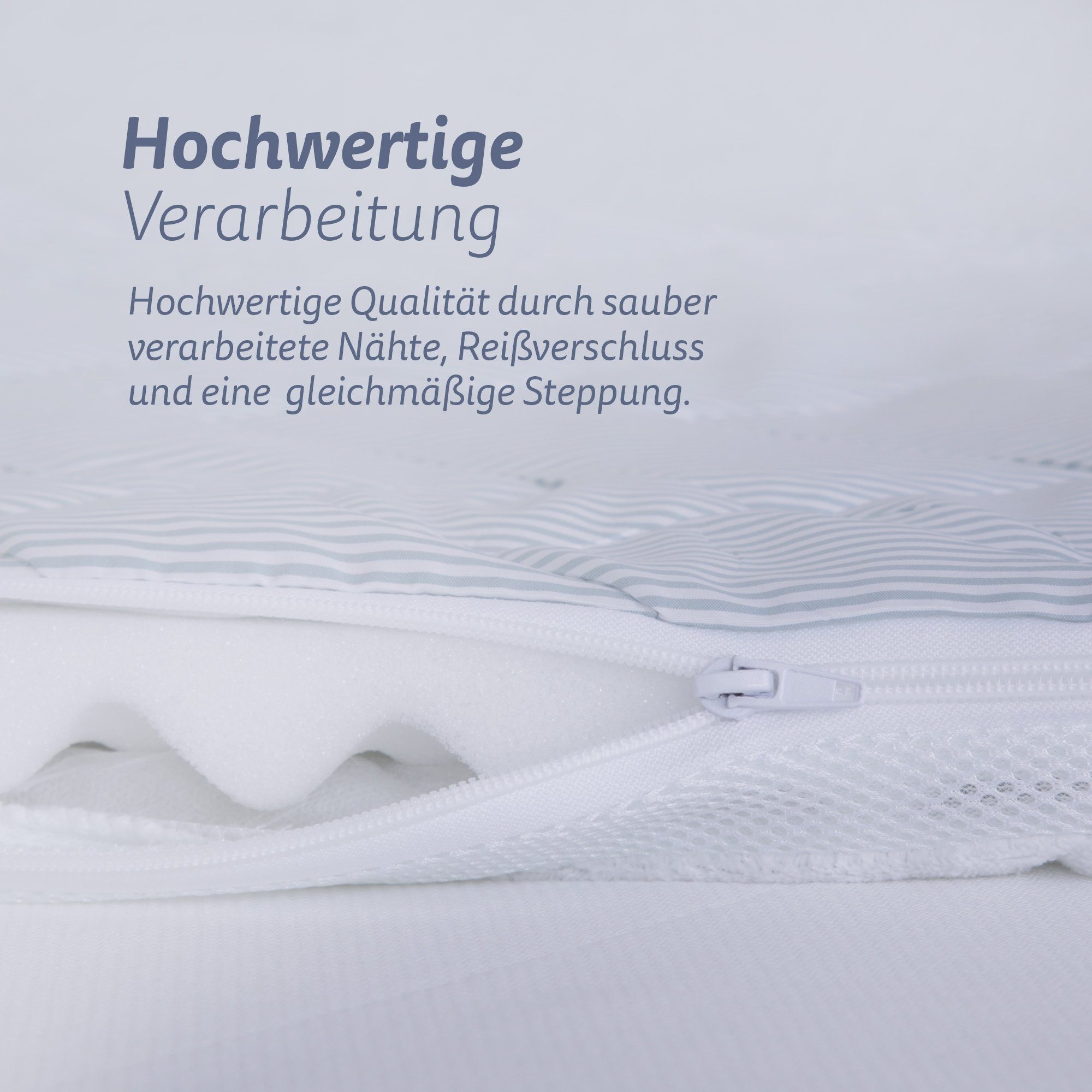 Matratzenschoner Top Cool mit Sommer und Winterseite Bestlivings, Matratzentopper mit Memory Foam Effekt - Matratzenschoner Visco