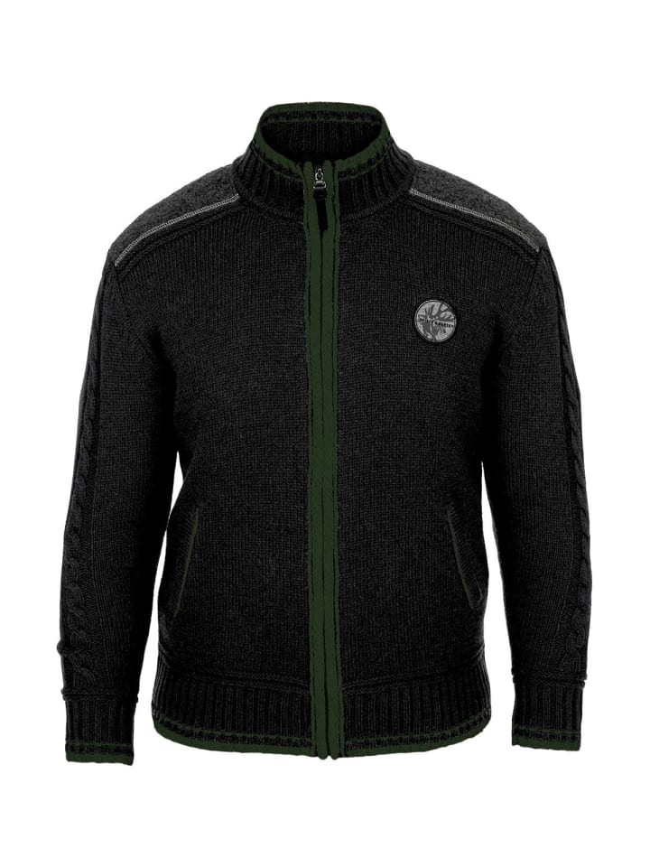 Spieth & Wensky Strickjacke BETZBACH in schwarz günstig kaufen