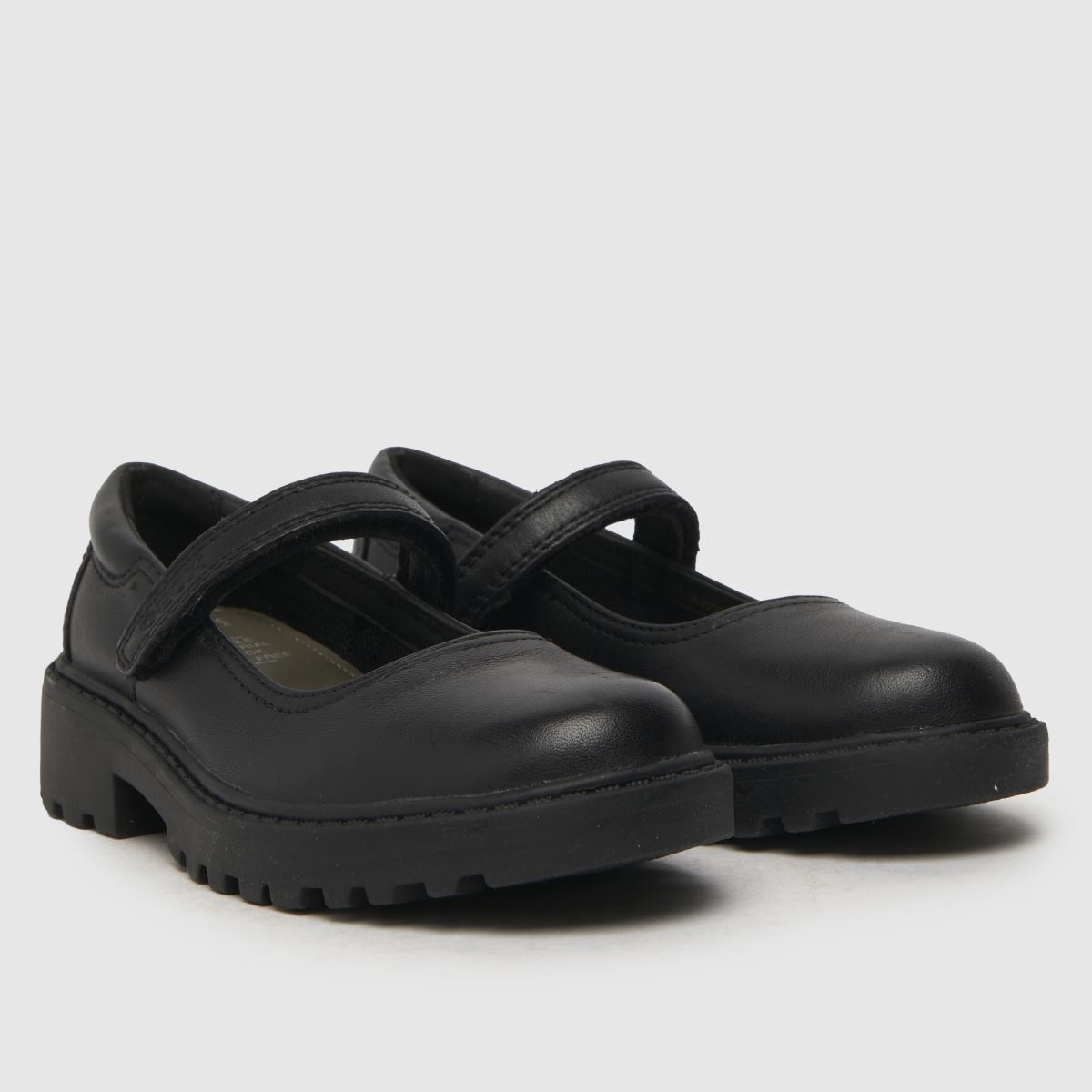 Geox svarta Casey MJ flickor juniorskor