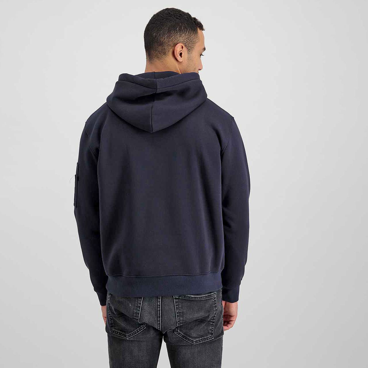 Half Logo Foam Hoody