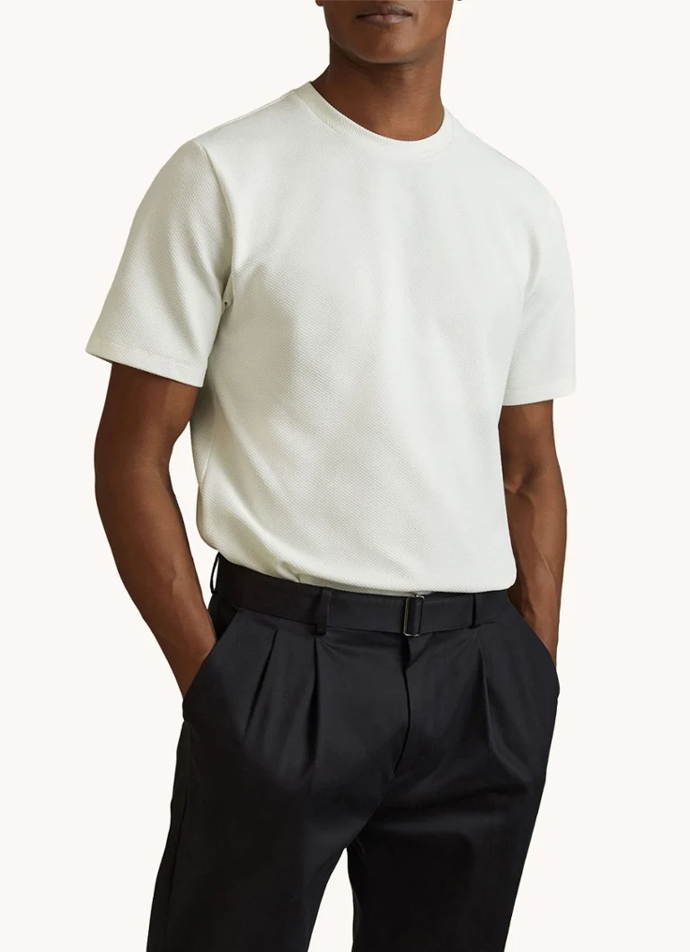 T-shirt testurizzata Reiss Wick