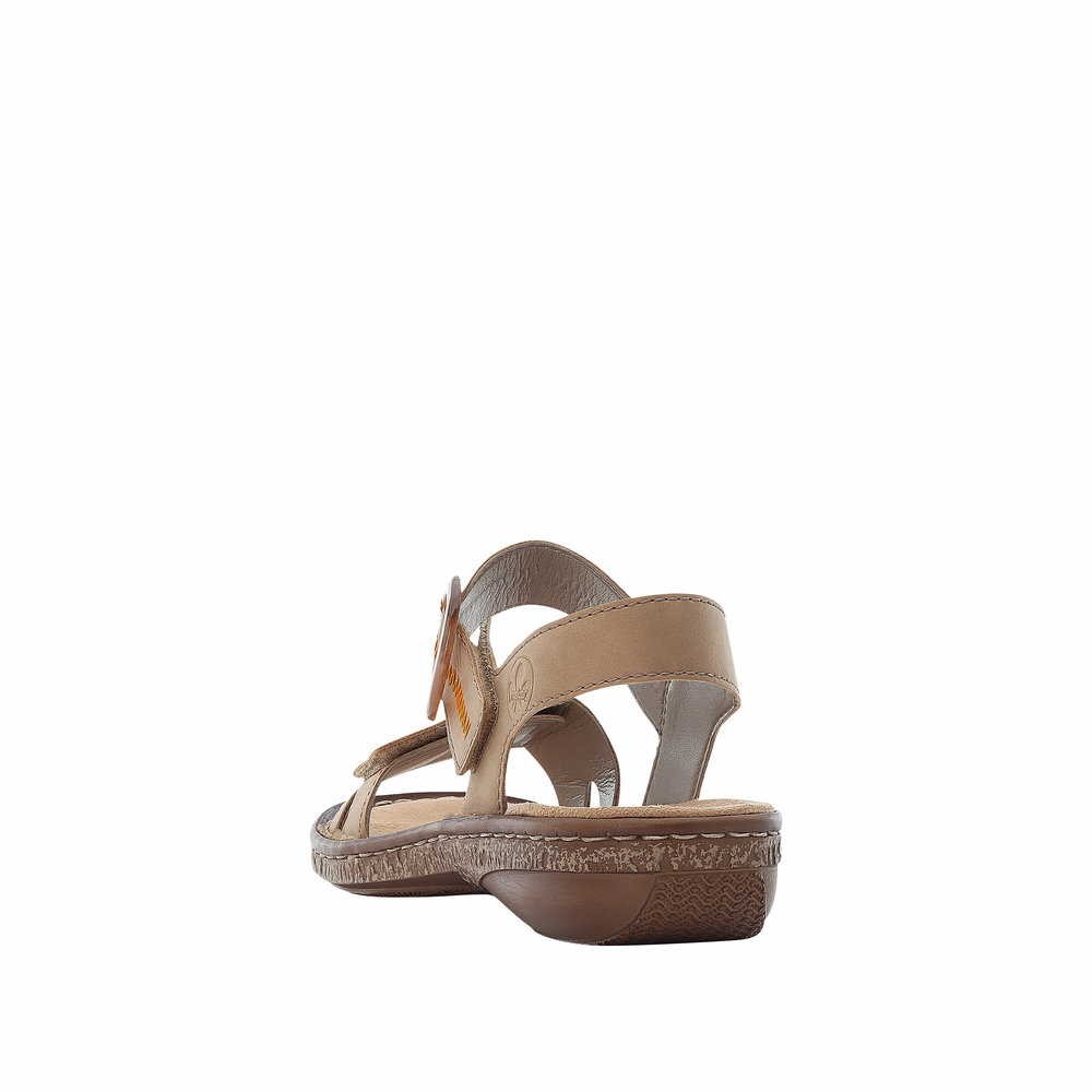 RIEKER Klassische Sandalen braun Sandale braun