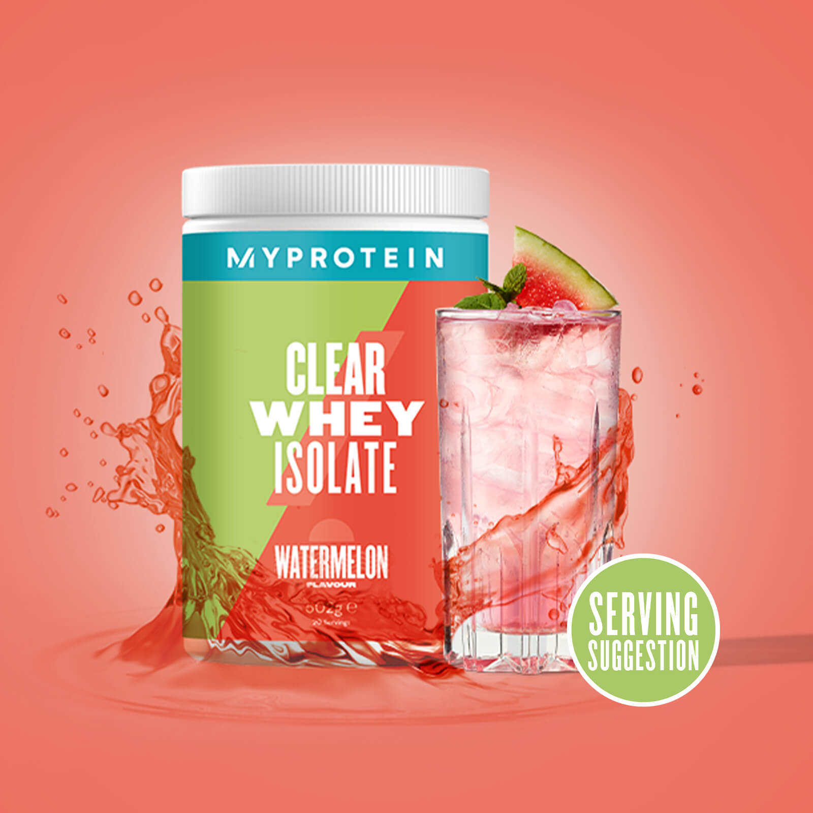 Clear Whey Isolate, Watermelon, 20 Servings