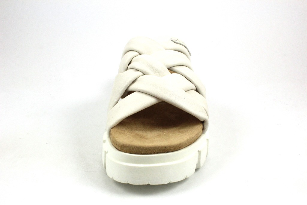 BUGATTI Klassische Sandalen weiss white