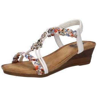 2Go Fashion Keilsandale in weiß
