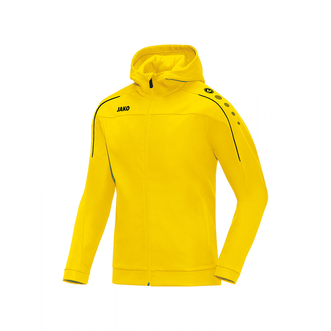 Jako Classico Kapuzenjacke Damen Gelb F03