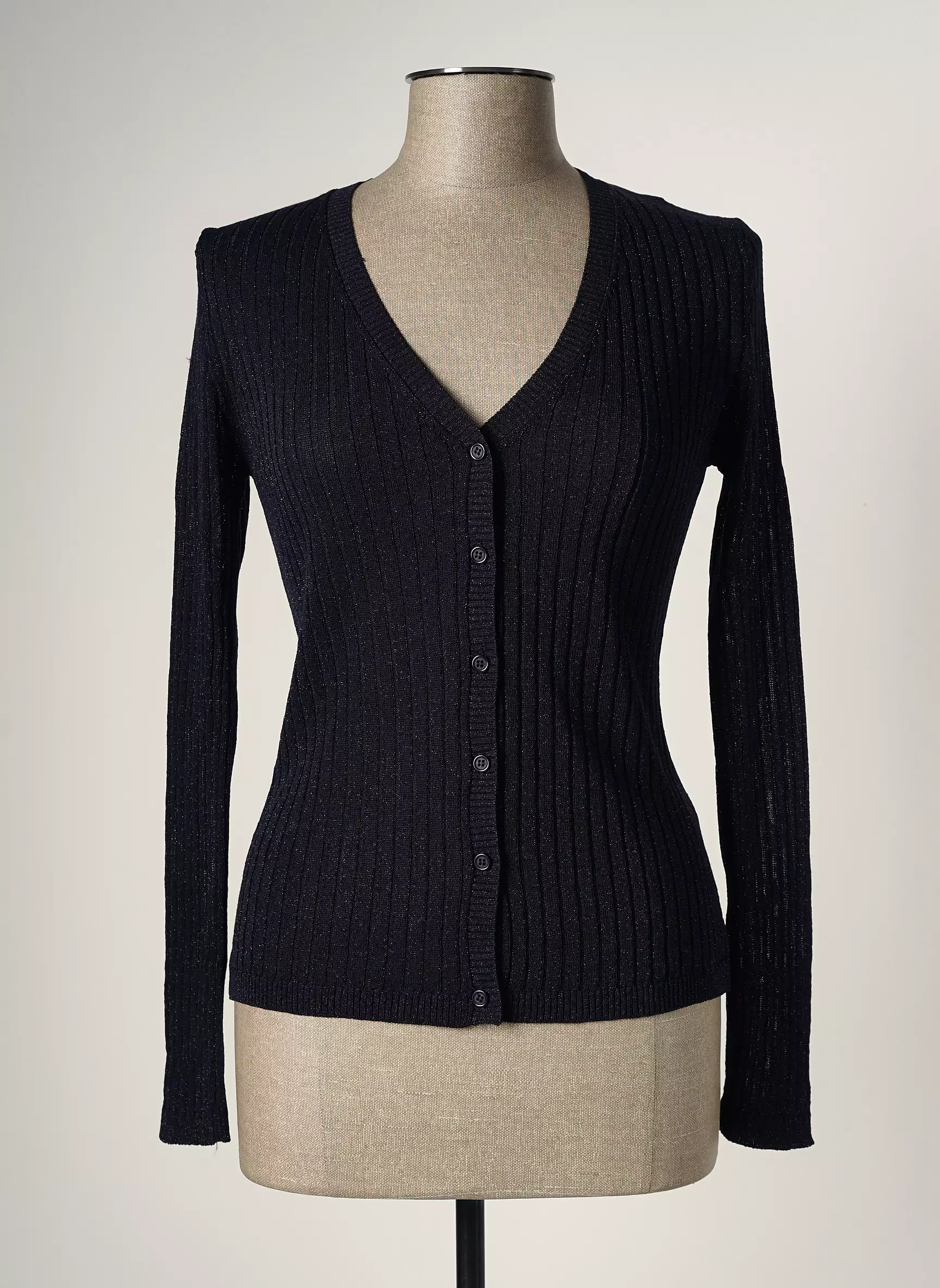 La Fee Maraboutee Cardigans Femme couleur bleu