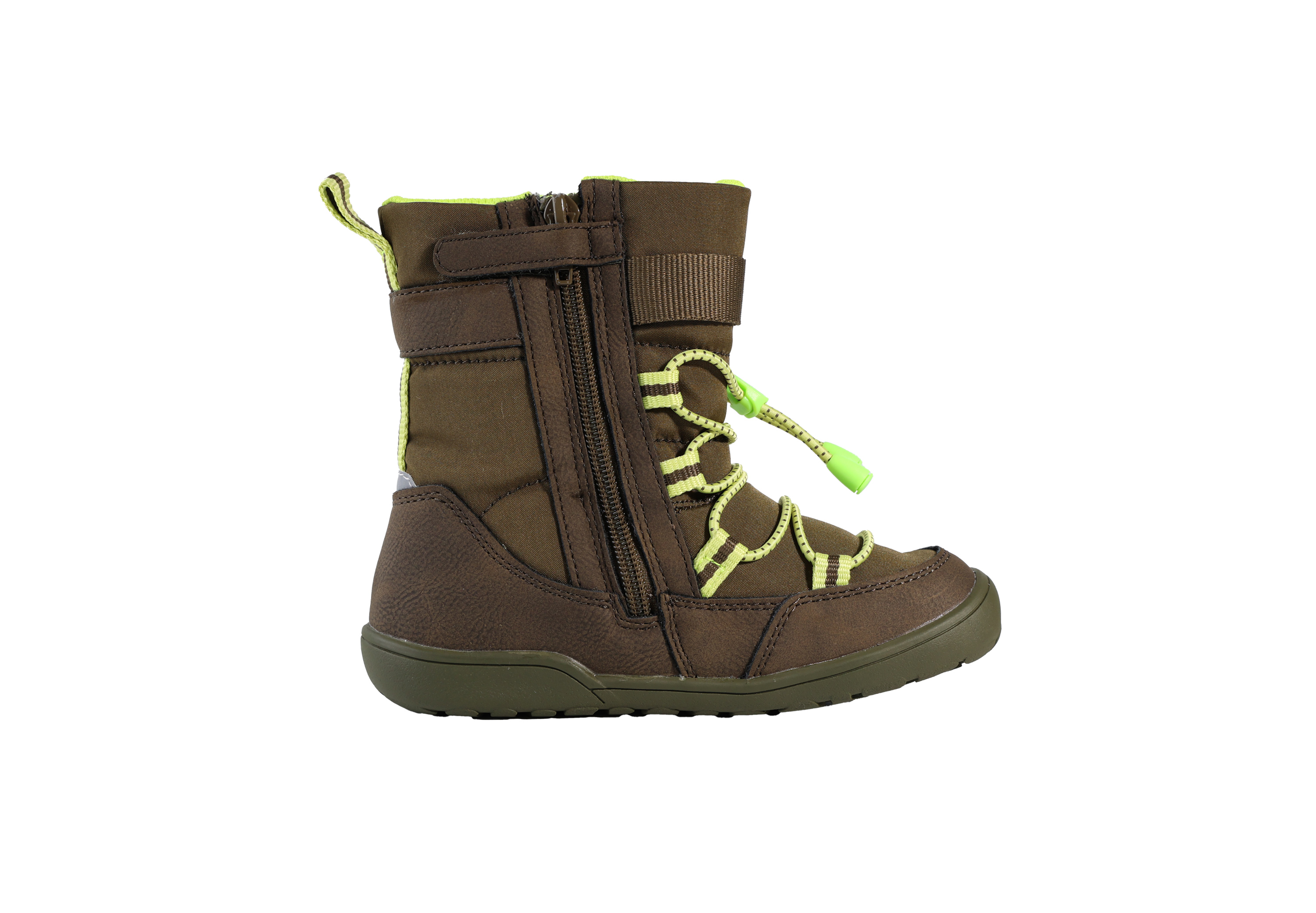 Lurchi Stiefelette Jace-TEX Barefoot - khaki-lime