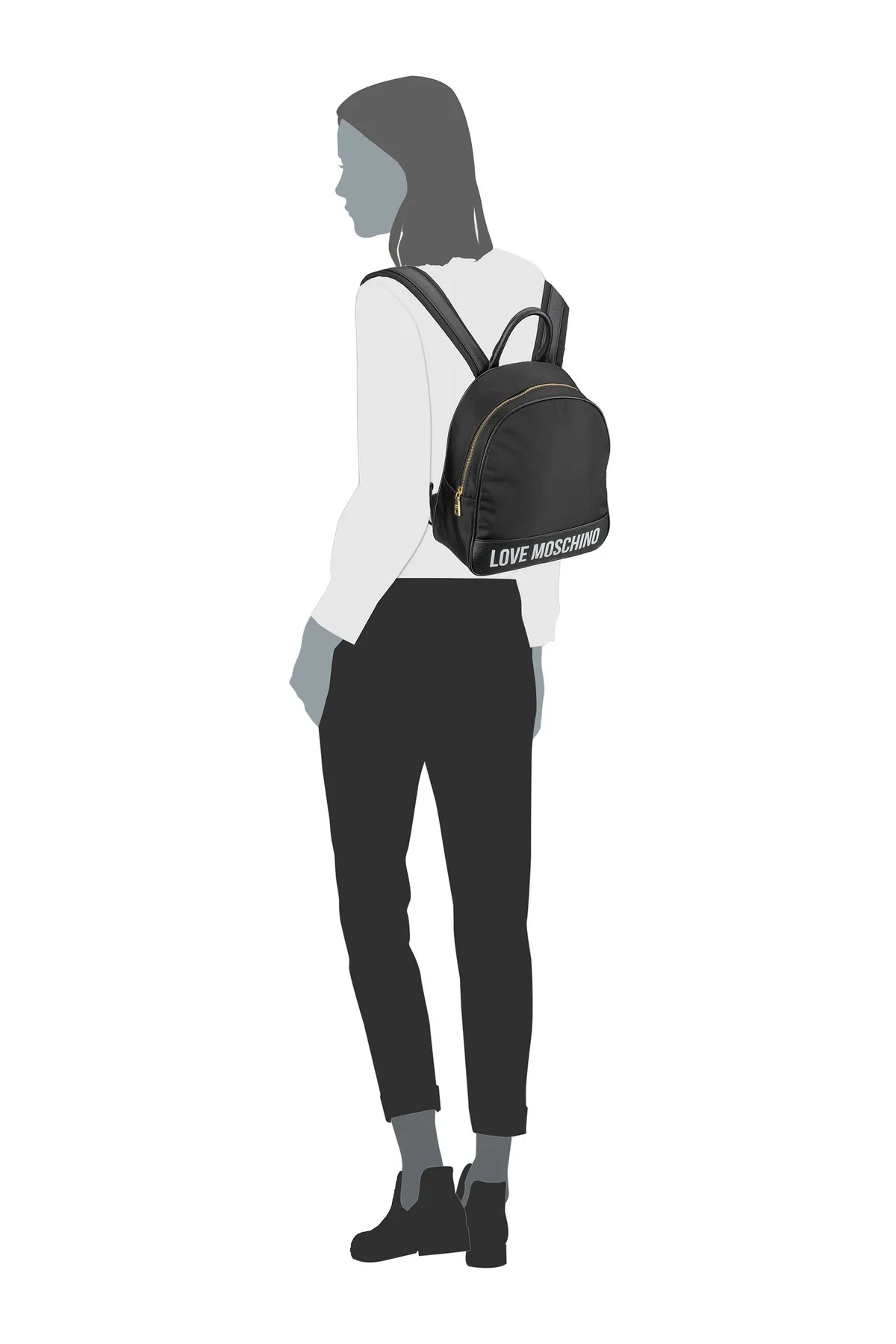 Love Moschino  Rucksack - Schwarz - Unifarben