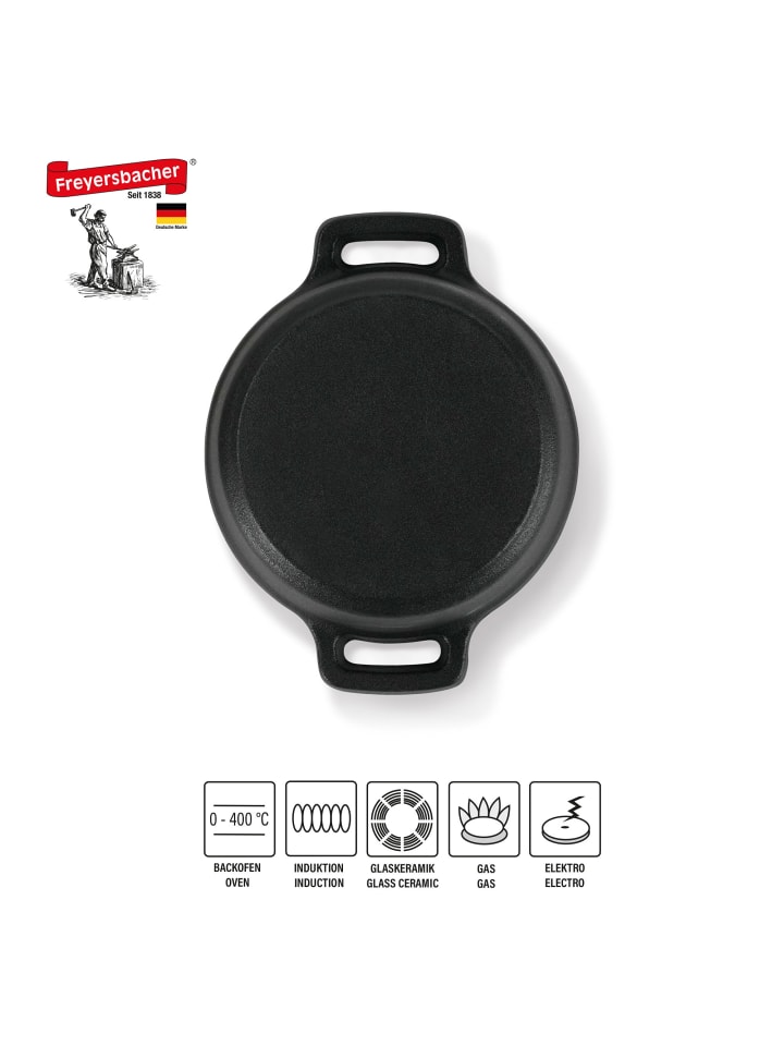 Stoneline Mini Cocotte 9 cm Gusseisen, Kleiner Emaille Topf in Schwarz günstig kaufen 9 cm