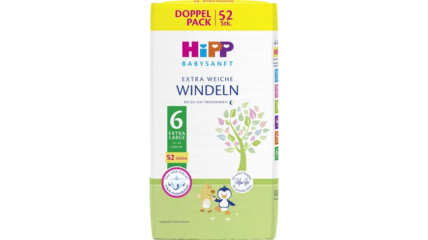 Hipp Babysanft Windeln Extra6 Vorratsbox