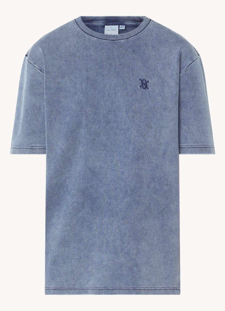 Daily Paper Abasi ribbed T-shirt with logo embroidery