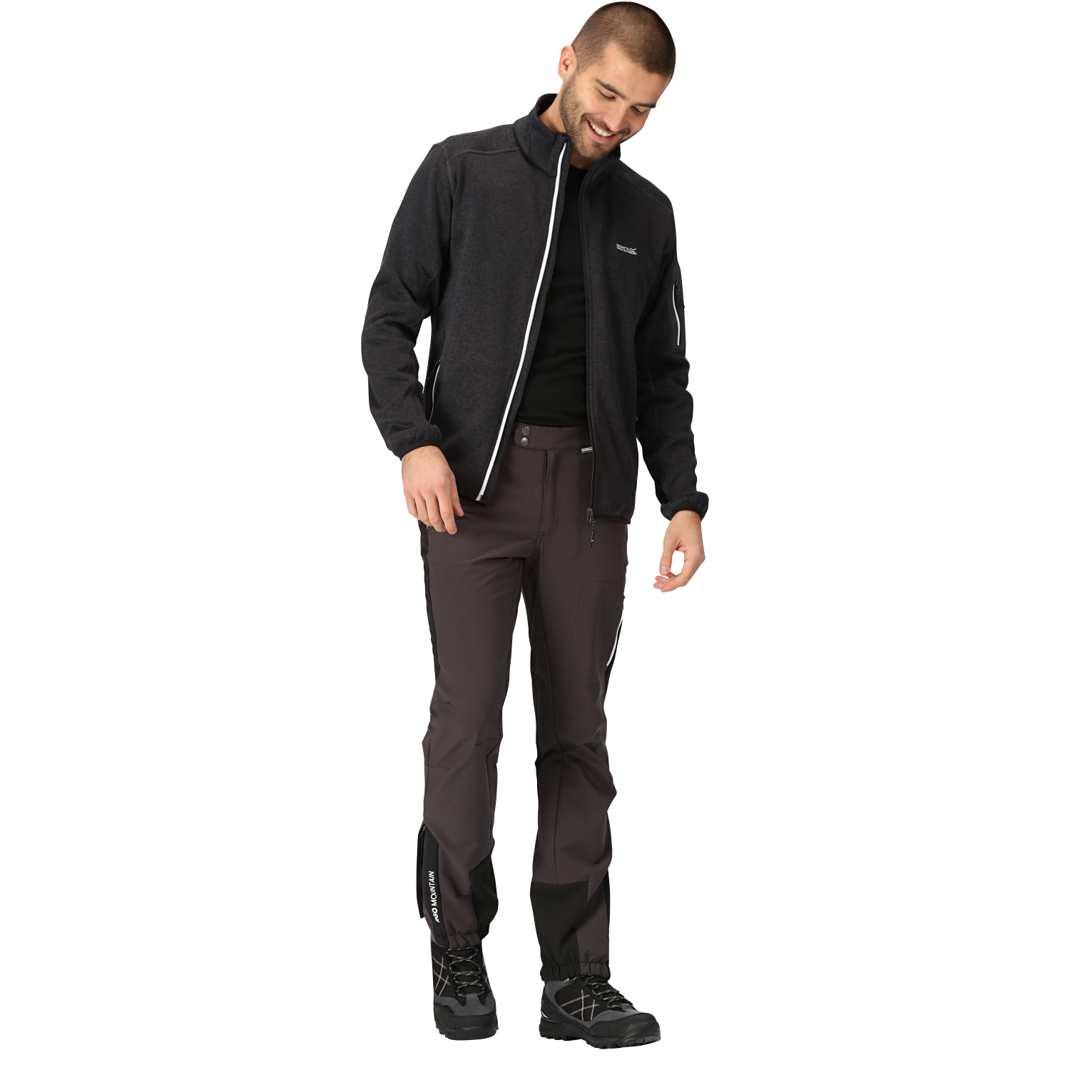 Regatta Herren Fleecejacke Newhill (grau)