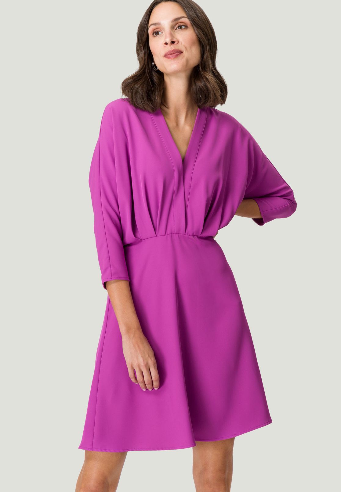 Minikleid mit Raffung