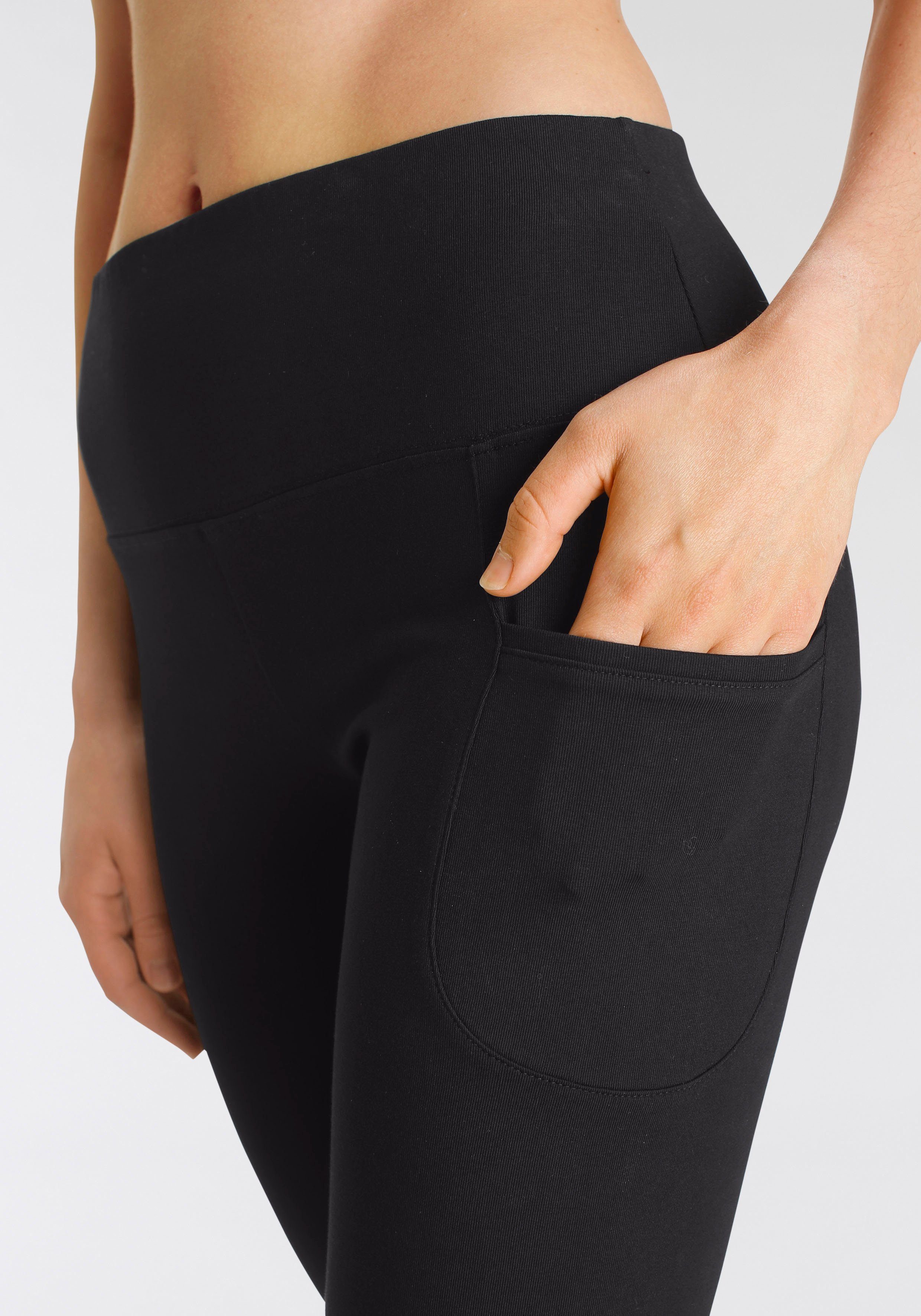 LASCANA ACTIVE 3/4-Leggings mit Handytasche, Loungewear