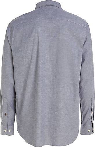TOMMY HILFIGER Herren Hemd Regular Fit Langarm CORE 1985 FLEX OXFORD