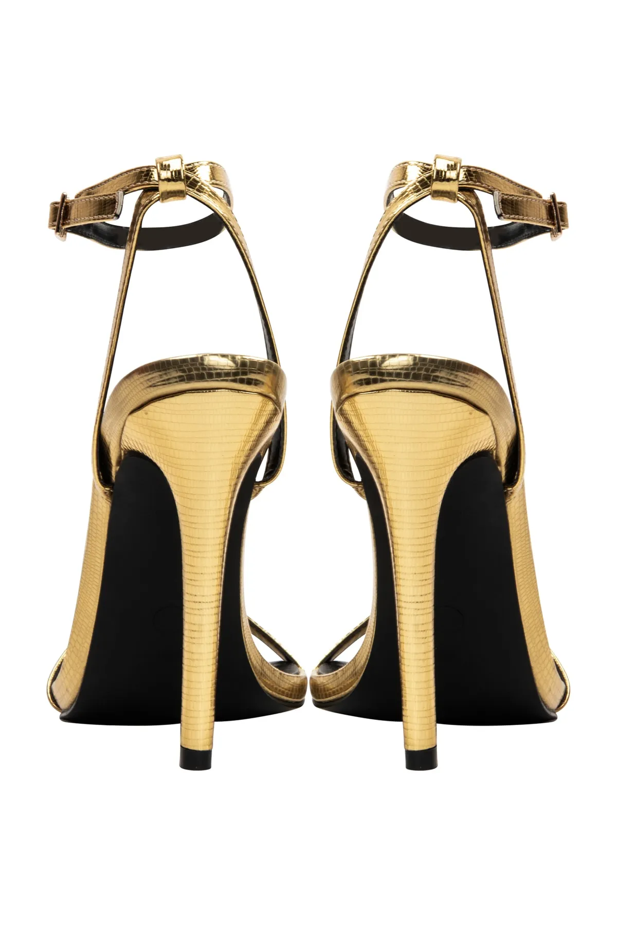 Faina  Sandalette - Goldfarben - Pfennigabsatz/Stiletto