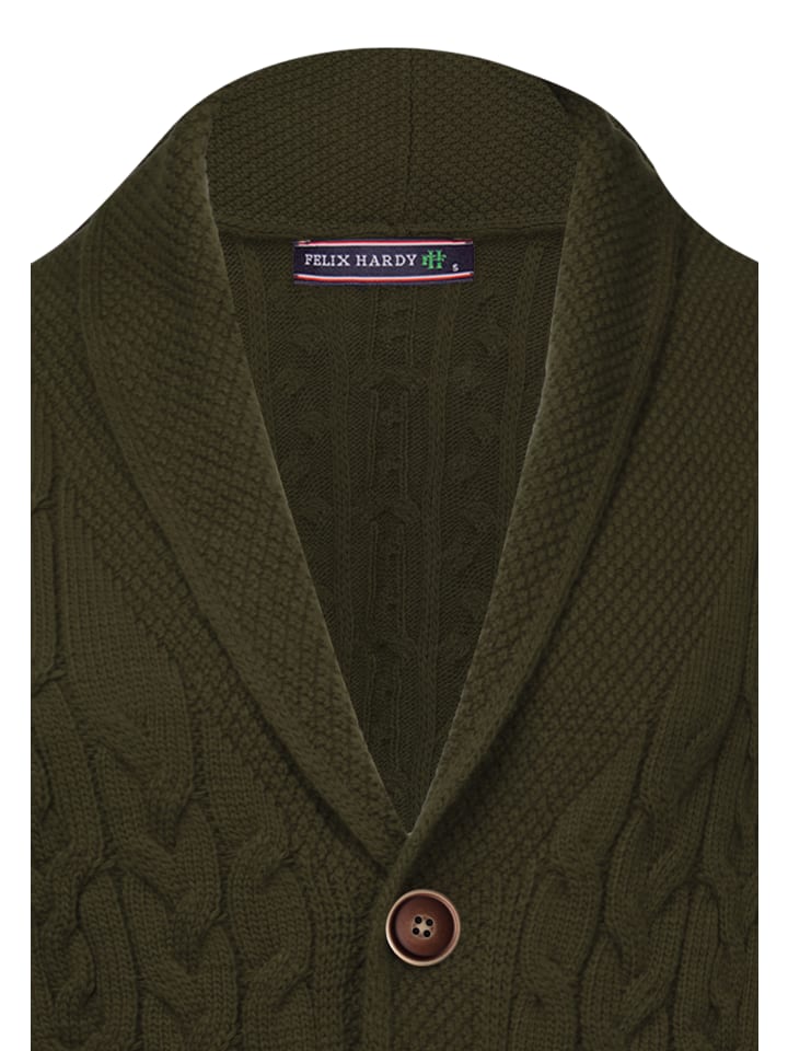 Felix Hardy Strickjacke in Grün günstig kaufen