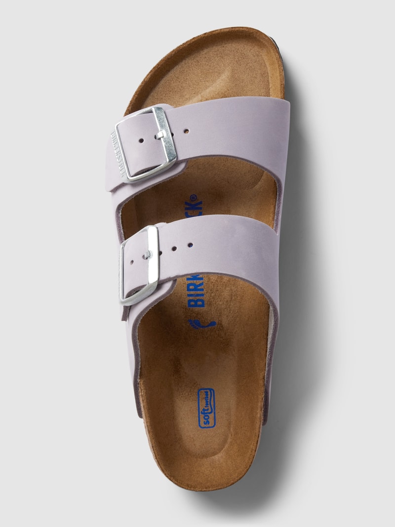 Sandalen mit Dornschließe Modell 'Arizona' in lavendel