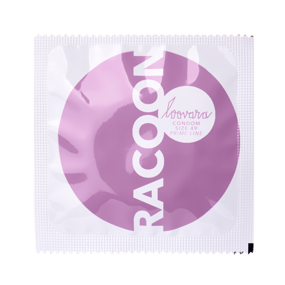 loovara Preservatif - Taille Racoon : Diamètre - 49mm / 3 pcs. Préservatif