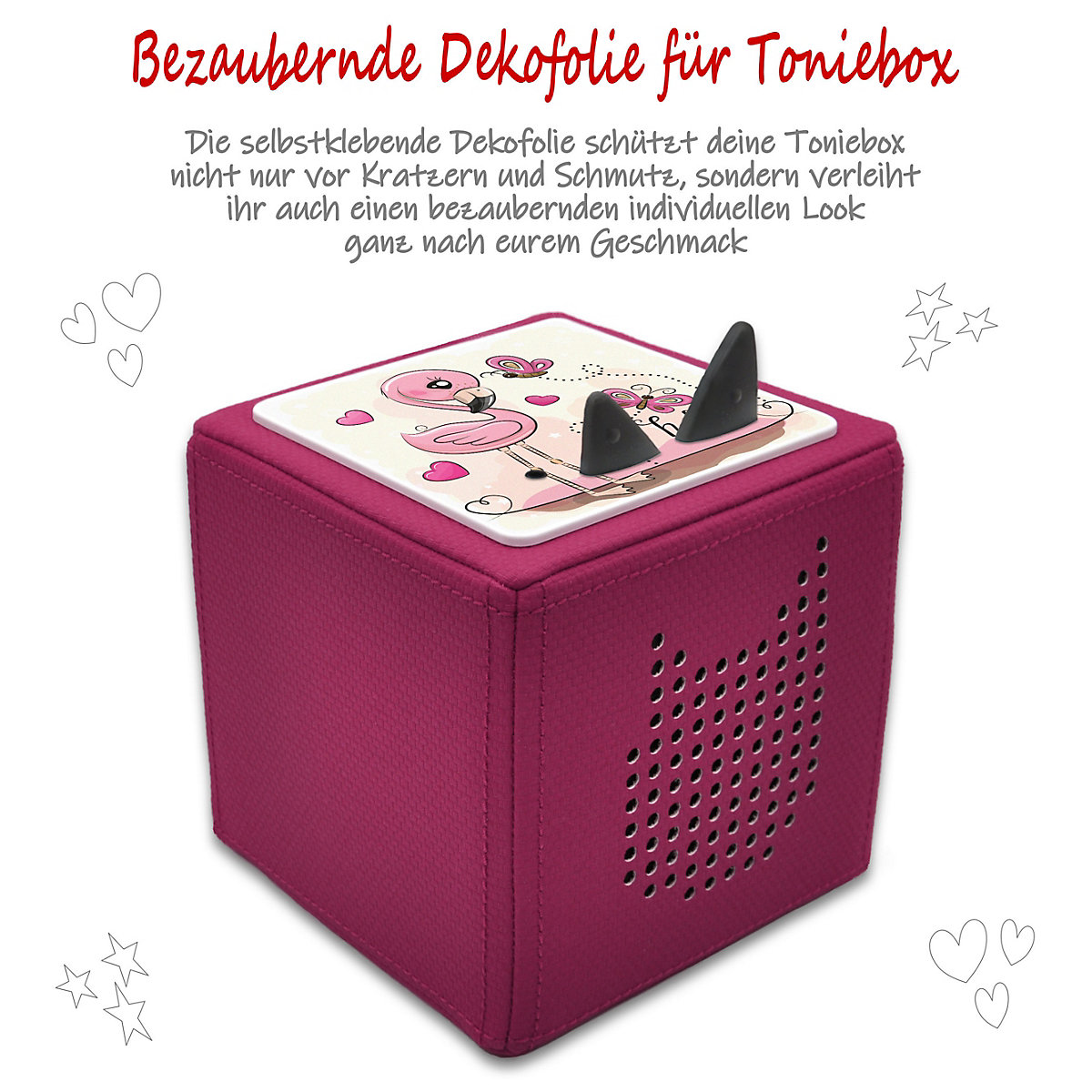 Schutzfolie für Toniebox, Dekofolie für Toniebox, Toniebox Aufkleber