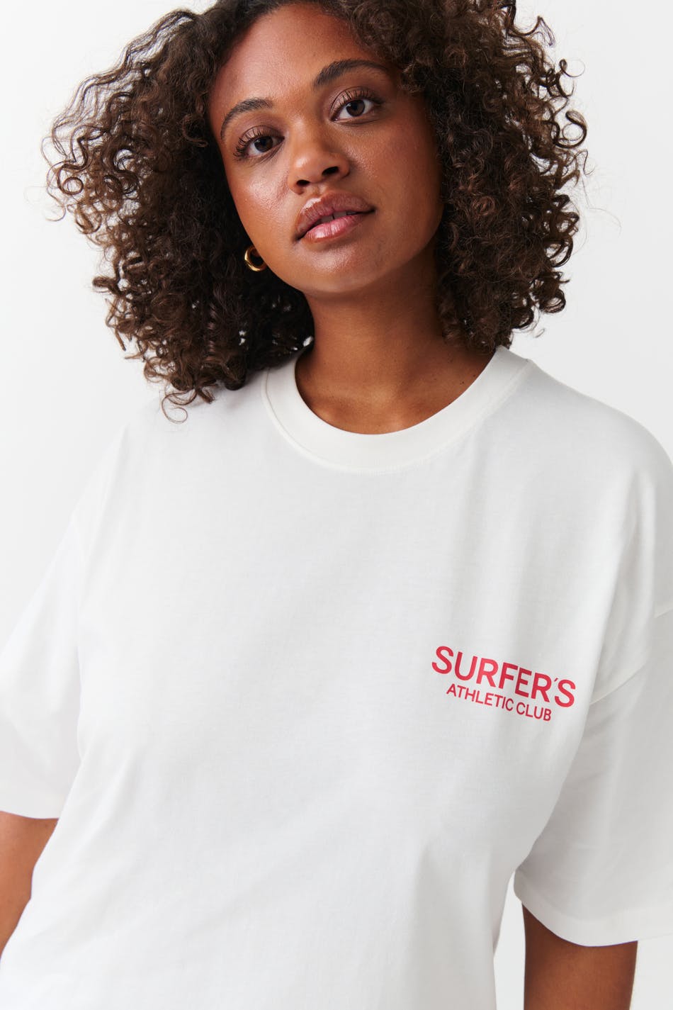 Oversized print tee