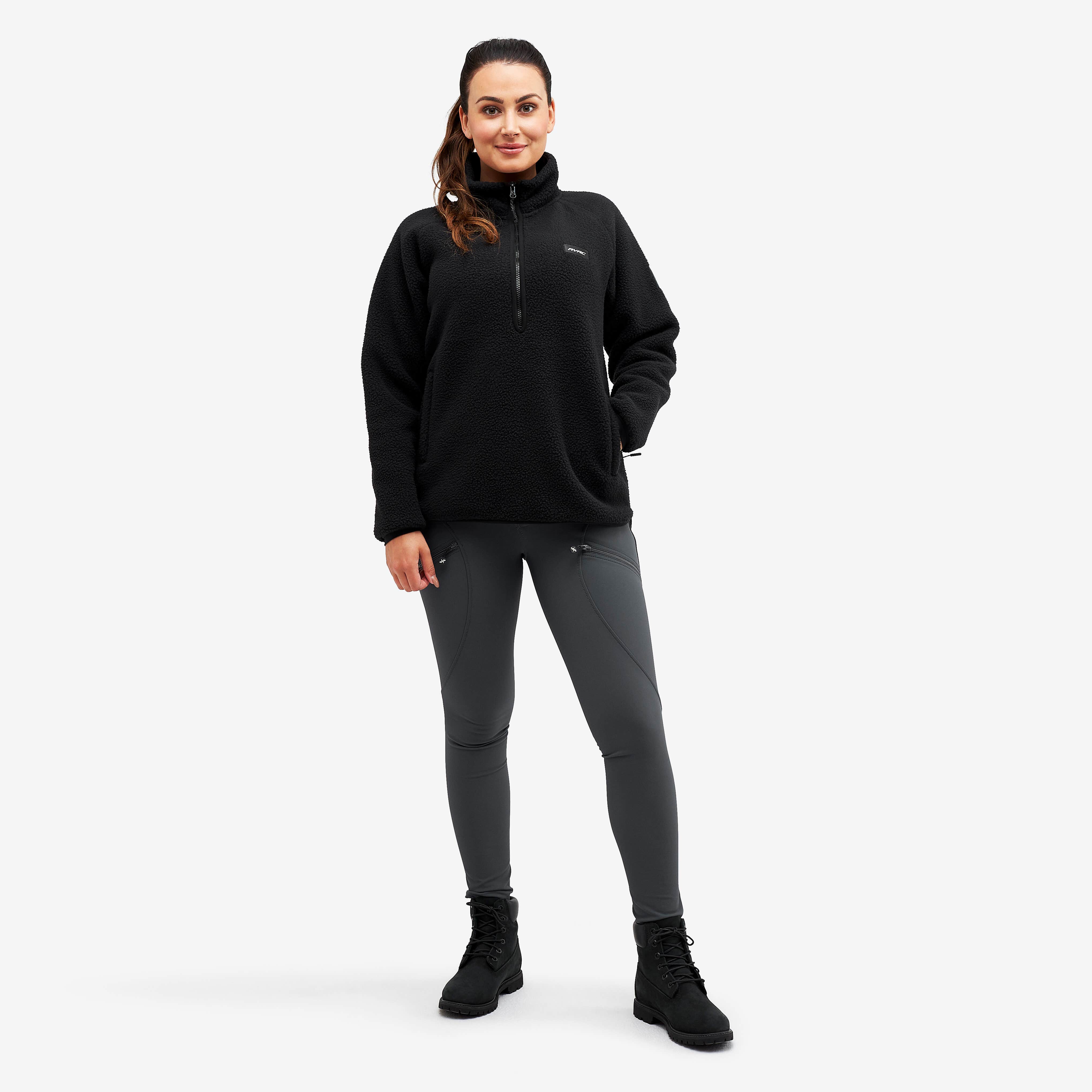 Sherpa Fleece Femme Caviar