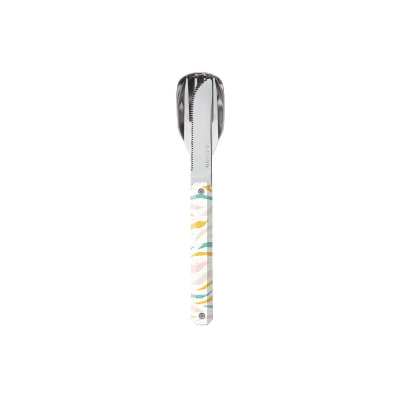 Akinod Magnetic Straight Cutlery 12H34 Mirror Agrumes