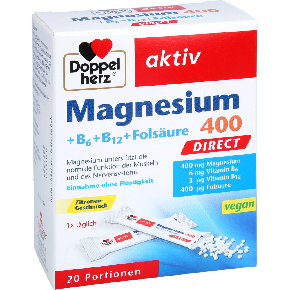 Magnesium+B Vitamine DIRECT Pellets