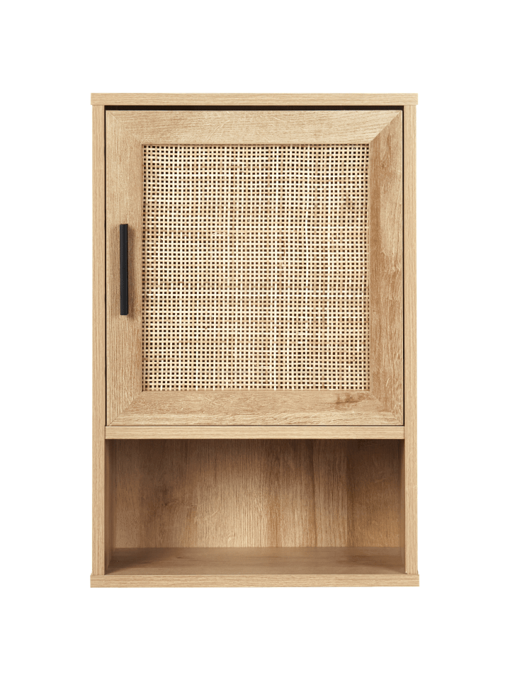 Beliani Badezimmerschrank ROSELL in Heller Holzfarbton - (W) 40 x (H) 60 x (L) 19 cm günstig kaufen onesize
