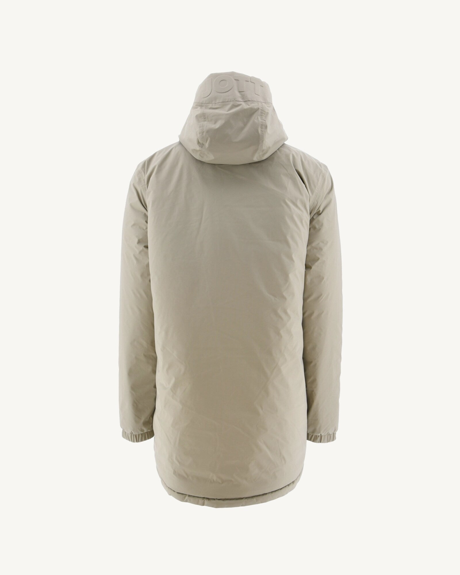 Doudoune longue réversible à capuche Beige/Kaki clair Amsterdam