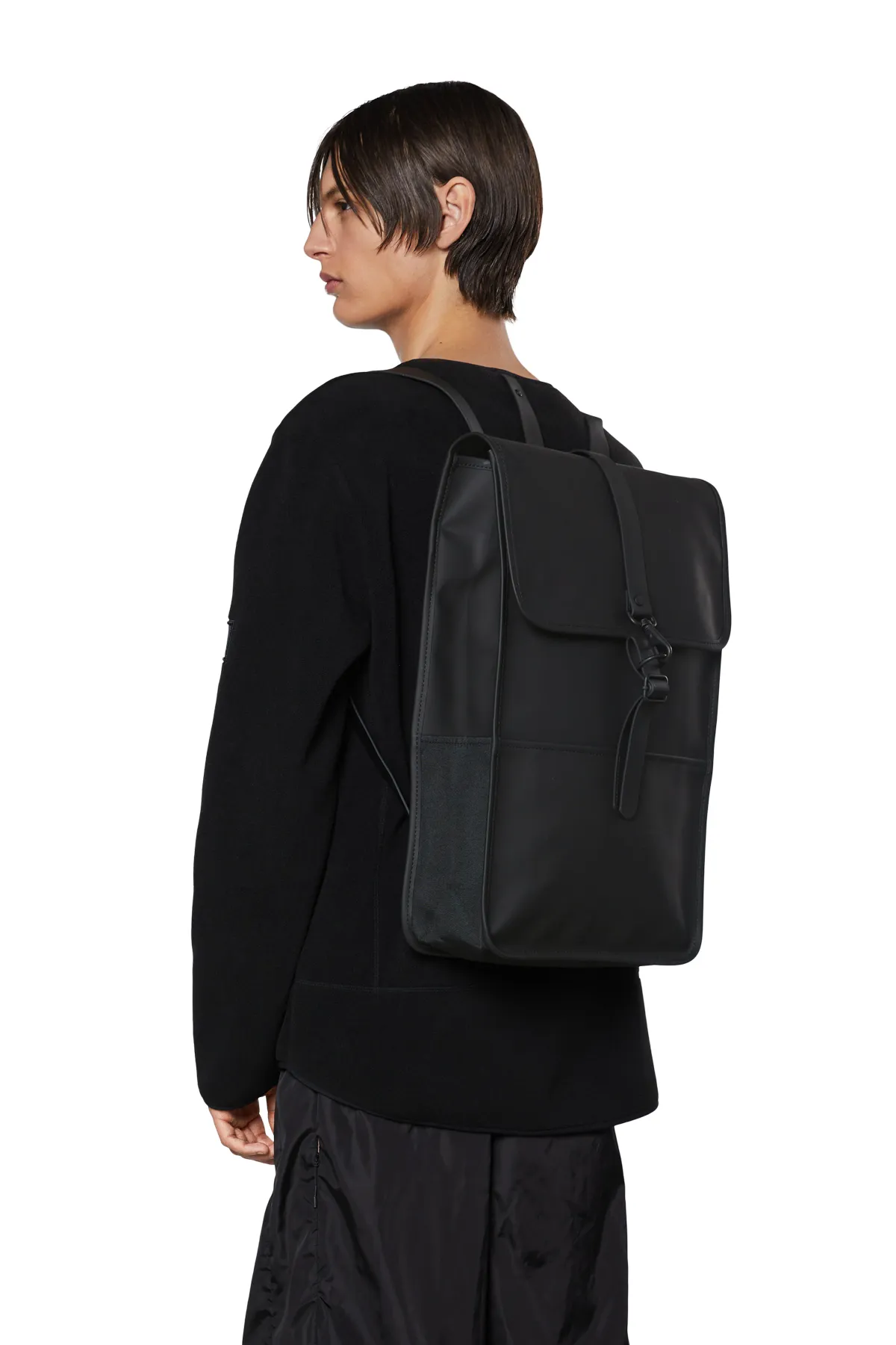 Rains  Rucksack Unisex Schwarz