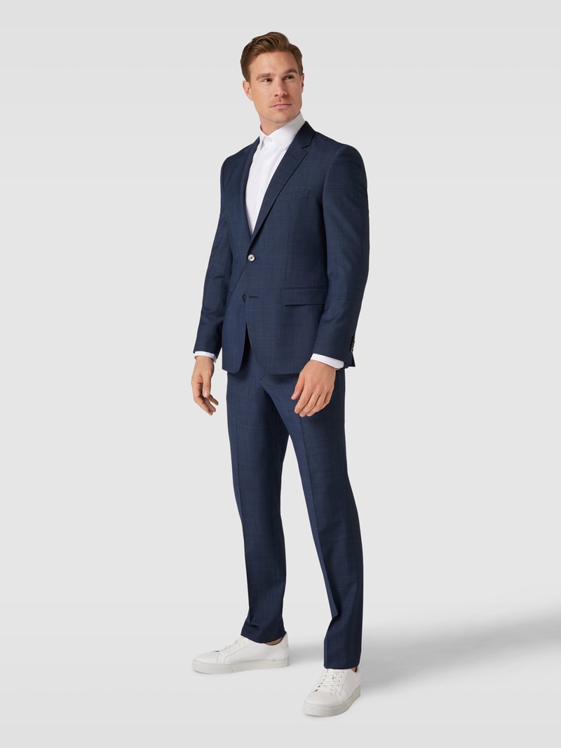 Anzughose mit Eingrifftaschen in hellblau