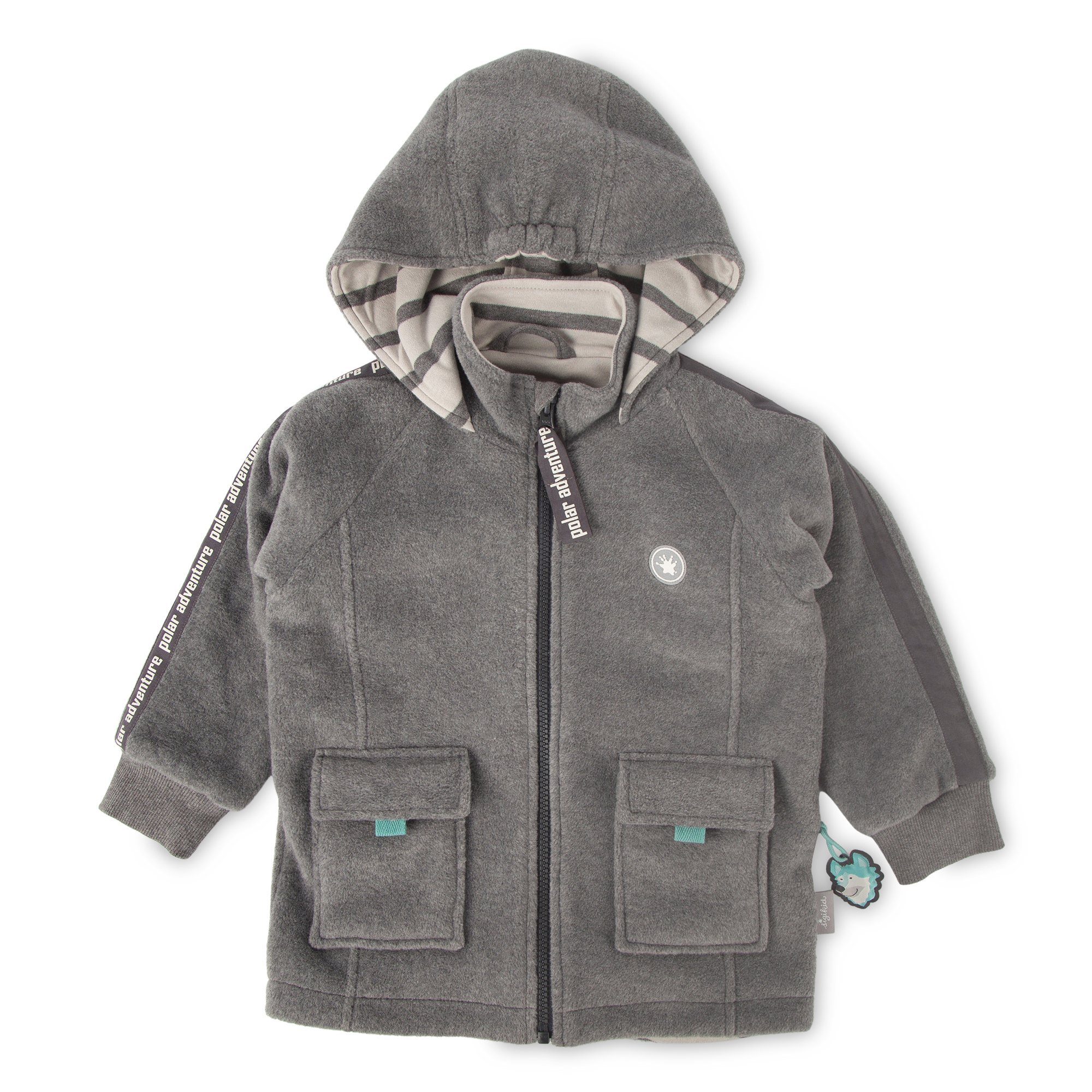 Kinder Fleecejacke Polar Expedition, graumeliert