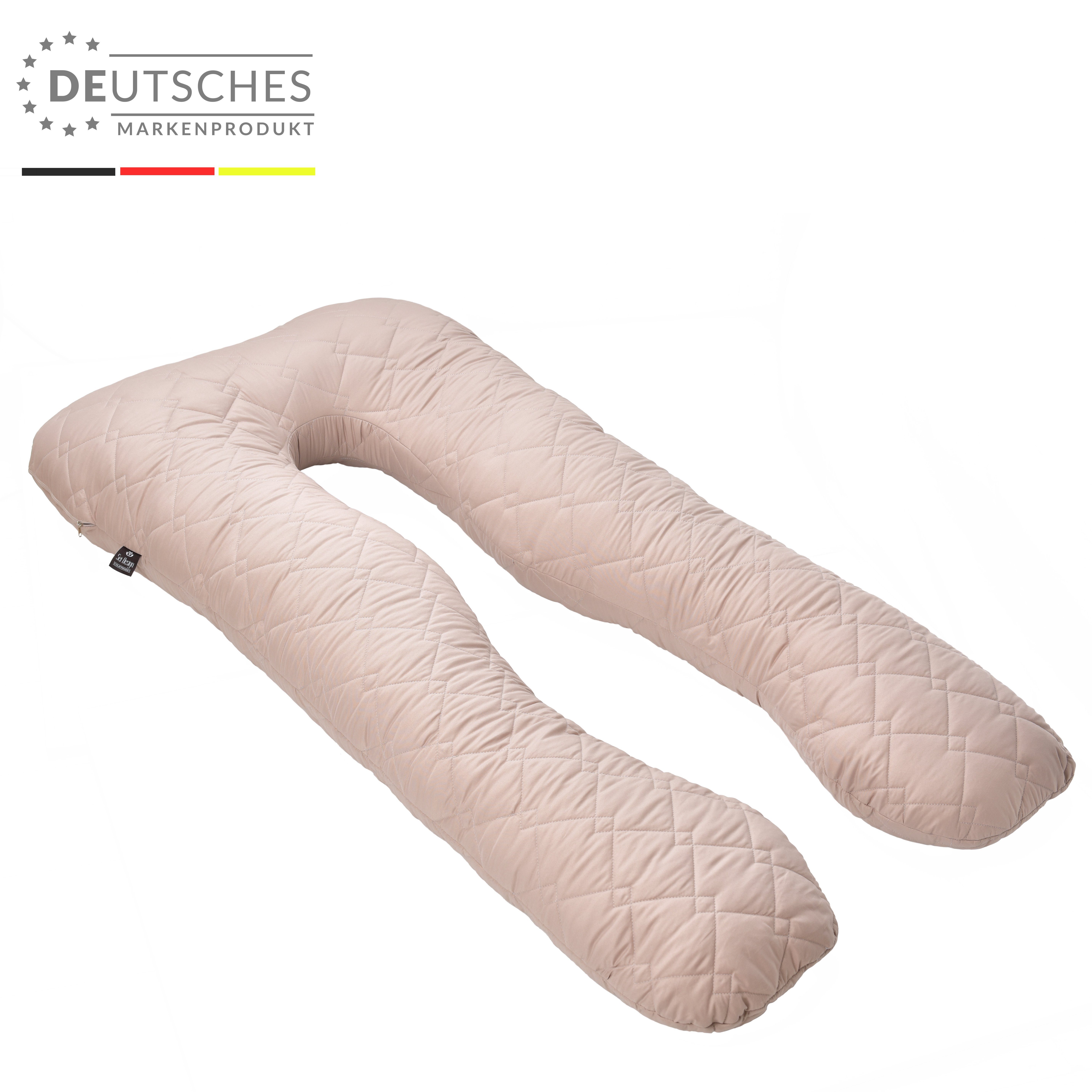 SEI Design Seitenschläferkissen Bodypillow - Körperkissen, 1-tlg., Schwangerschaftskissen gesteppt, Stillkissen